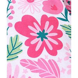 Babyhug 100% Cotton Full Sleeves  Onesie Butterfly Print - Pink