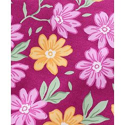 Babyhug 100% Cotton Knit Full Sleeves Onesie  Floral Print - Purple
