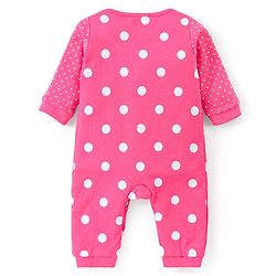 Babyhug 100% Cotton Interlock Knit Romper Floral Print Pack of 2 - Multicolour