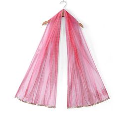 Babyhug Sleeveless Sequenced Embroidered Net Choli Lehenga and Dupatta - Pink & Peach