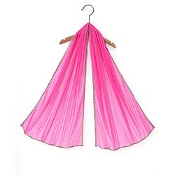 Babyhug Sleeveless Embroidered Kurta & Palazo with Dupatta - Pink