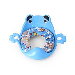 Babyhug Cushioned Potty Seat with Handle & Back Rest - Blue
