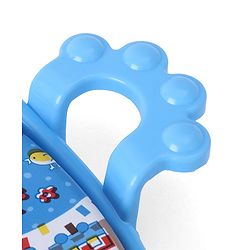 Babyhug Cushioned Potty Seat with Handle & Back Rest - Blue