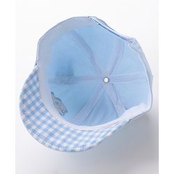 Babyhug Baseball Cap Panda Design Blue - Diameter 16 cm