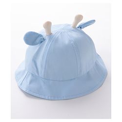 Babyhug Bucket Hat Girrafe Design Blue - Diameter 16 cm