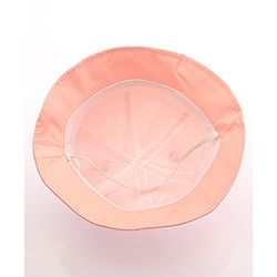 Babyhug Bucket Hat Bunny Design Pink - Diameter 17 cm