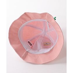 Babyhug Bucket Hat Bunny Design Pink - Diameter 17 cm