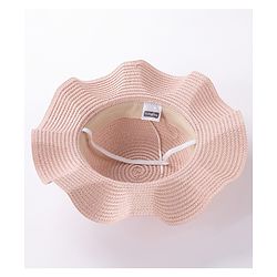 Babyhug Straw Hat with Purse - Pink