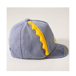 Babyhug Baseball Cap Dinosaur Print Grey - Diameter 15.5 cm