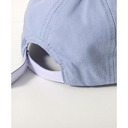 Babyhug Free Size Baseball Cap with Fox Detailing -  Blue