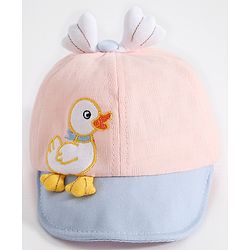 Babyhug Baseball Cap Duck Design -  Pink
