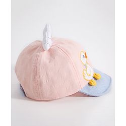 Babyhug Baseball Cap Duck Design -  Pink