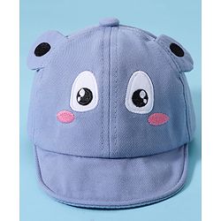 Babyhug Baseball Cap Bear Design Blue - Diameter 16 cm