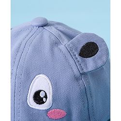 Babyhug Baseball Cap Bear Design Blue - Diameter 16 cm