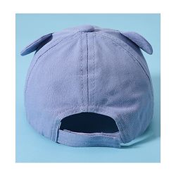 Babyhug Baseball Cap Bear Design Blue - Diameter 16 cm