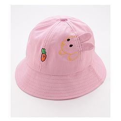 Babyhug Bucket Hat Bunny Design - Pink