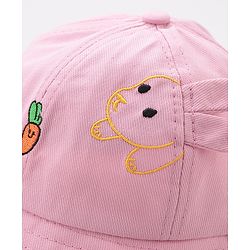 Babyhug Bucket Hat Bunny Design - Pink