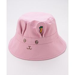 Babyhug Bucket Hat Bunny Design - Pink
