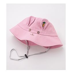 Babyhug Bucket Hat Bunny Design - Pink