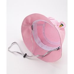 Babyhug Bucket Hat Bunny Design - Pink