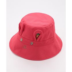 Babyhug Bucket Hat Bunny Design - Pink
