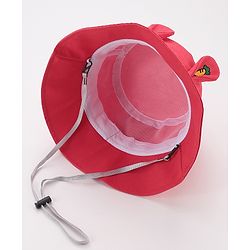 Babyhug Bucket Hat Bunny Design - Pink