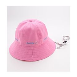 Babyhug Bucket Hat Smiley Design - Pink