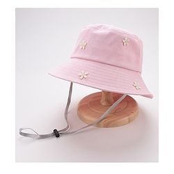 Babyhug Bucket Hat Floral Design - Pink