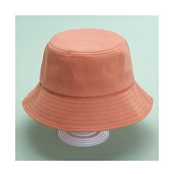 Babyhug Bucket Hat Floral Design Peach - Diameter 18.5 cm