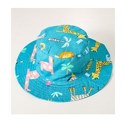 Babyhug Bucket Hat Animal Print -Multicolor