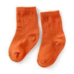 Cute Walk by Babyhug Anti Bacterial Ankle Length Non Terry Solid Color Socks Pack of 3 - Pink Orange & Blue