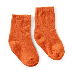 Cute Walk by Babyhug Anti Bacterial Ankle Length Non Terry Solid Color Socks Pack of 3 - Pink Orange & Blue