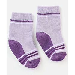 Cute Walk By Babyhug Non Terry Anti Bacterial Ankle Length Design Socks Pack of 3 - Multicolour