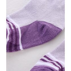 Cute Walk By Babyhug Non Terry Anti Bacterial Ankle Length Design Socks Pack of 3 - Multicolour