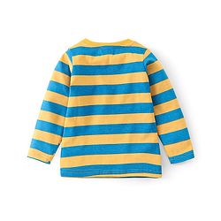 Babyhug Cotton Knit Full Sleeves T-Shirt With Dino Graphics Pack of 7 - Multicolour