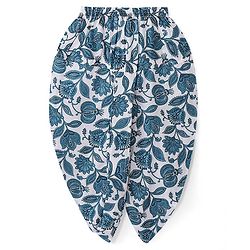 Babyhug 100% Cambric Full Sleeve Printed Dhoti Kurta Set - White