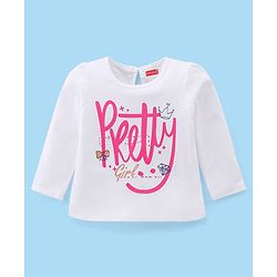 Babyhug Cotton Woven Single Jersey Floral Printed Dungaree and Full Sleeves T-Shirt - Multicolour