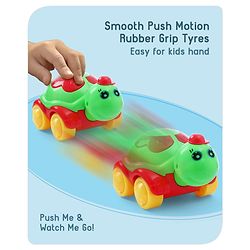 Babyhug Turtle On Wheels-Green & Red