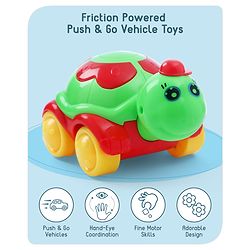 Babyhug Turtle On Wheels-Green & Red