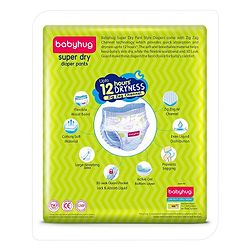 Babyhug Super Dry Pant Style Diaper Medium (M) Size - 74 Pieces