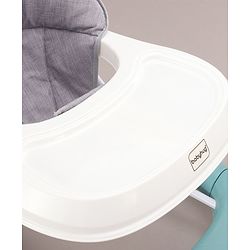 Babyhug 2 In 1 Multifunctional Baby Walker Cum Rocker With 3 Level Height Adjustment & Musical Play Tray -Green