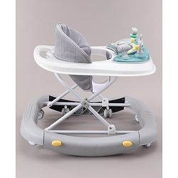 Babyhug 2 In 1 Multifunctional Baby Walker Cum Rocker With 3 Level Height Adjustment & Musical Play Tray -Green