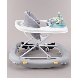 Babyhug 2 In 1 Multifunctional Baby Walker Cum Rocker With 3 Level Height Adjustment & Musical Play Tray -Green