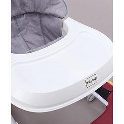 Babyhug 2 In 1 Multifunctional Baby Walker Cum Rocker With 3 Level Height Adjustment & Musical Play Tray -Green