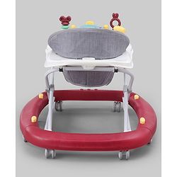 Babyhug 2 In 1 Multifunctional Baby Walker Cum Rocker With 3 Level Height Adjustment & Musical Play Tray -Green