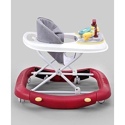 Babyhug 2 In 1 Multifunctional Baby Walker Cum Rocker With 3 Level Height Adjustment & Musical Play Tray -Green