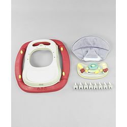 Babyhug 2 In 1 Multifunctional Baby Walker Cum Rocker With 3 Level Height Adjustment & Musical Play Tray -Green