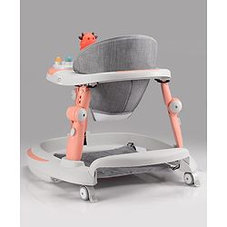 Babyhug Multi-functional Musical Baby Walker- Orange