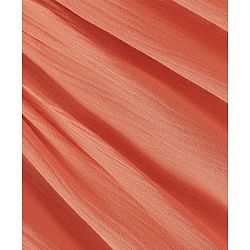 Babyhug Cotton Knit Full Sleeves Floral Embroidery Frock - Orange