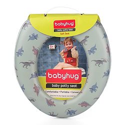 Babyhug Soft Cushioned Baby Potty Seat Dino Print (Color May Vary)